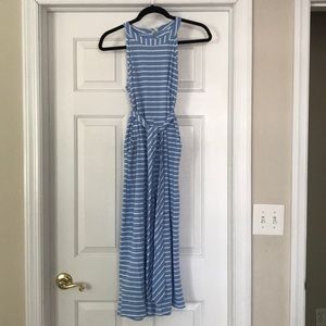 Wide leg Capri jumpsuit